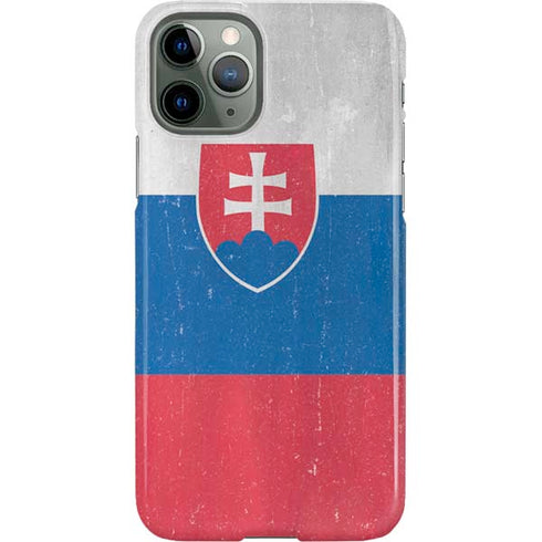 Slovakia Flag Distressed iPhone 11 Pro Lite Case